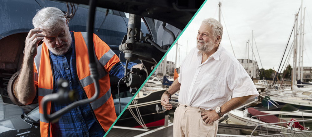 case-berend-groene-scheidingslijn Berend bij beide werkgevers met een groene scheidingslijn